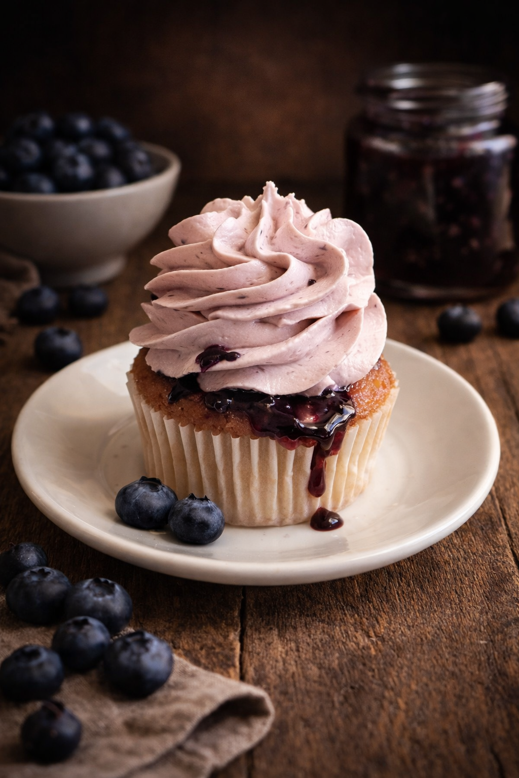 Cupcake de blueberry SanVal