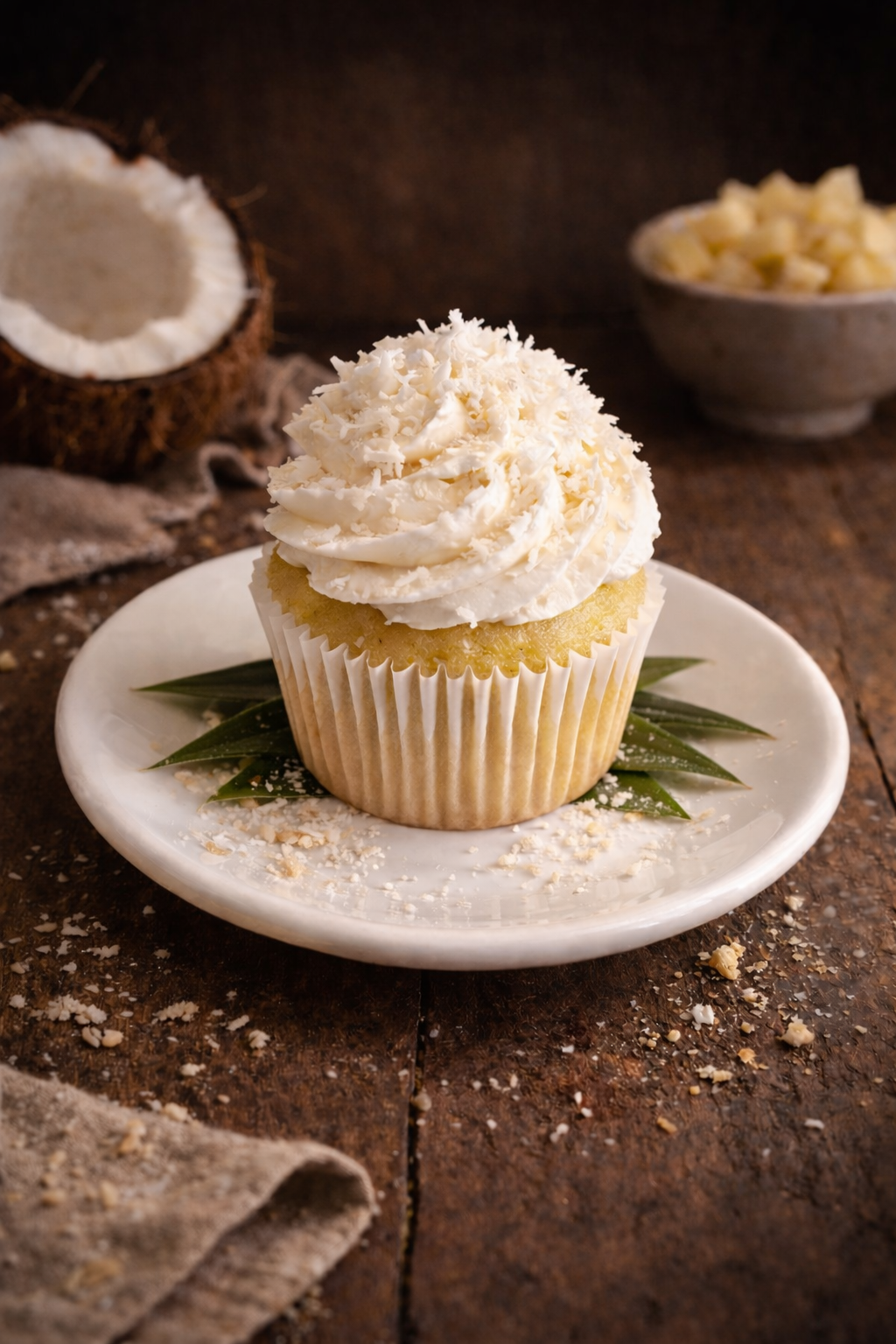 Cupcake piña coco SanVal