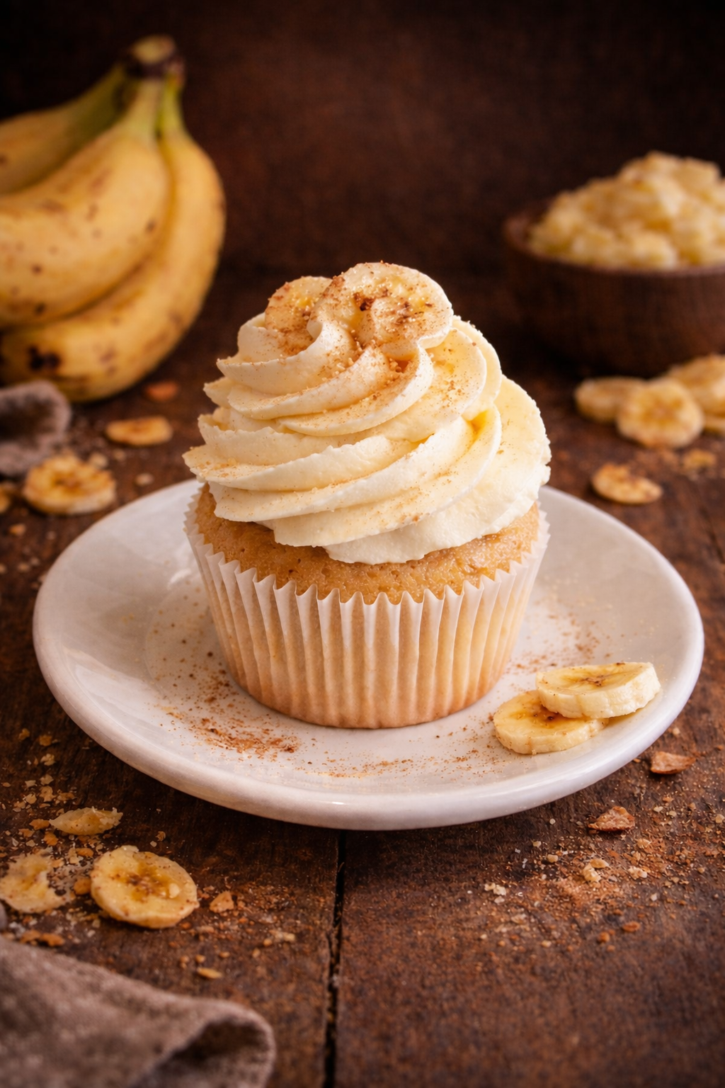 Cupcake de plátano SanVal